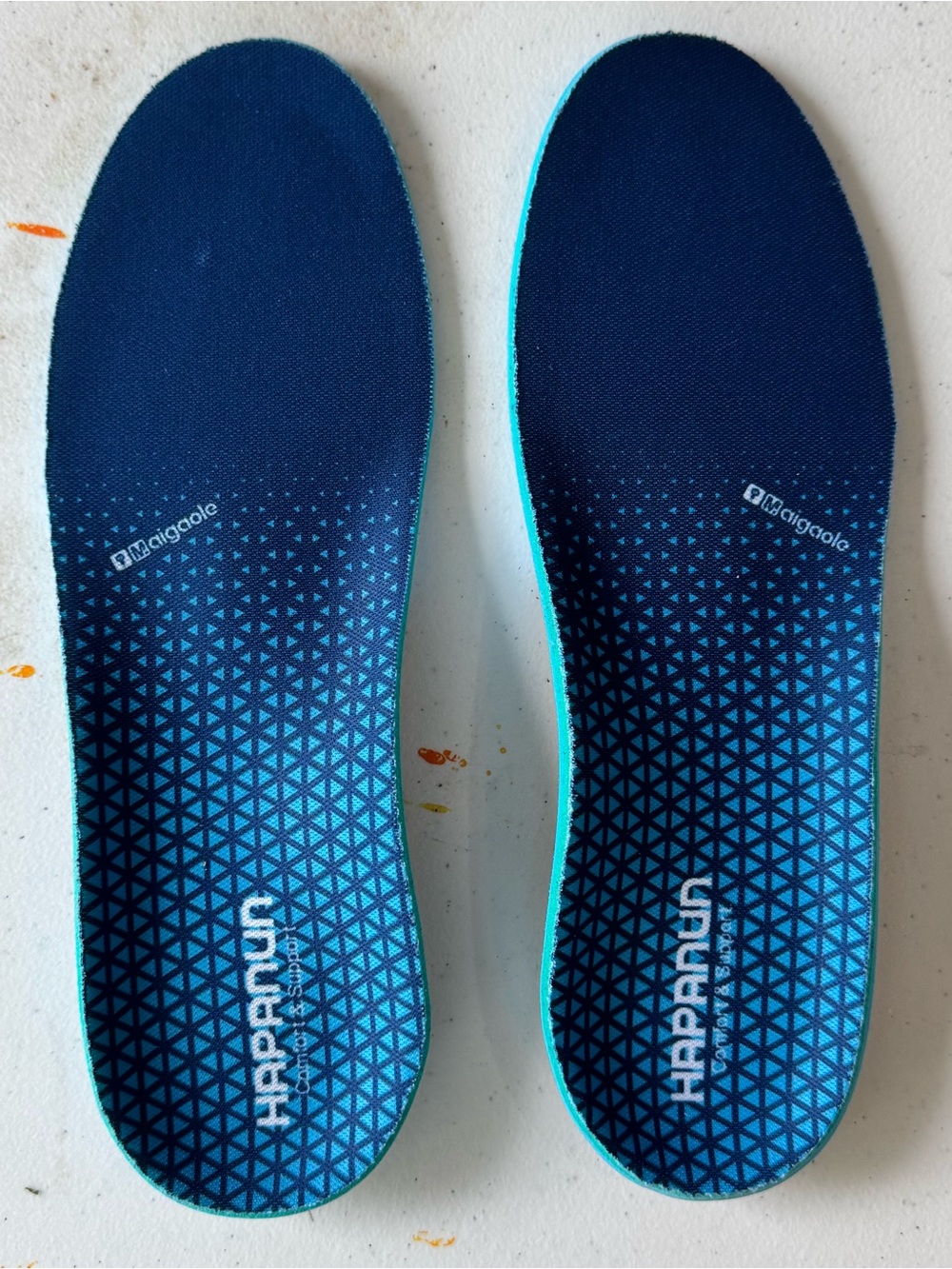 Hapanun Insole With Arch Support Carbon Fiber Shock Absorbing M 8.5/9 W 9.5/10